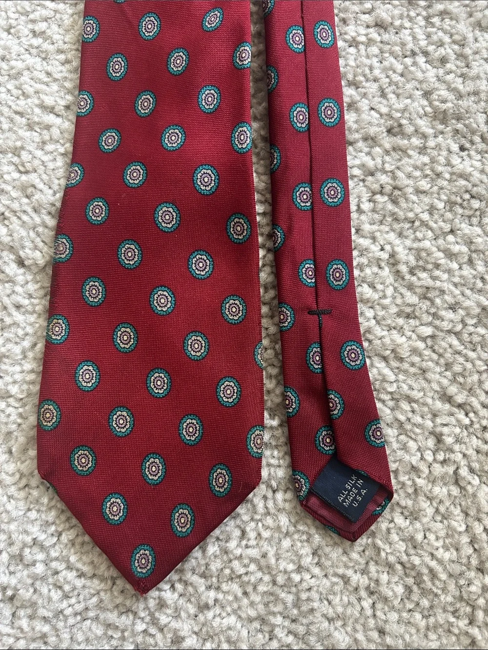 Vintage All Silk Austin Reed Necktie Made in USA